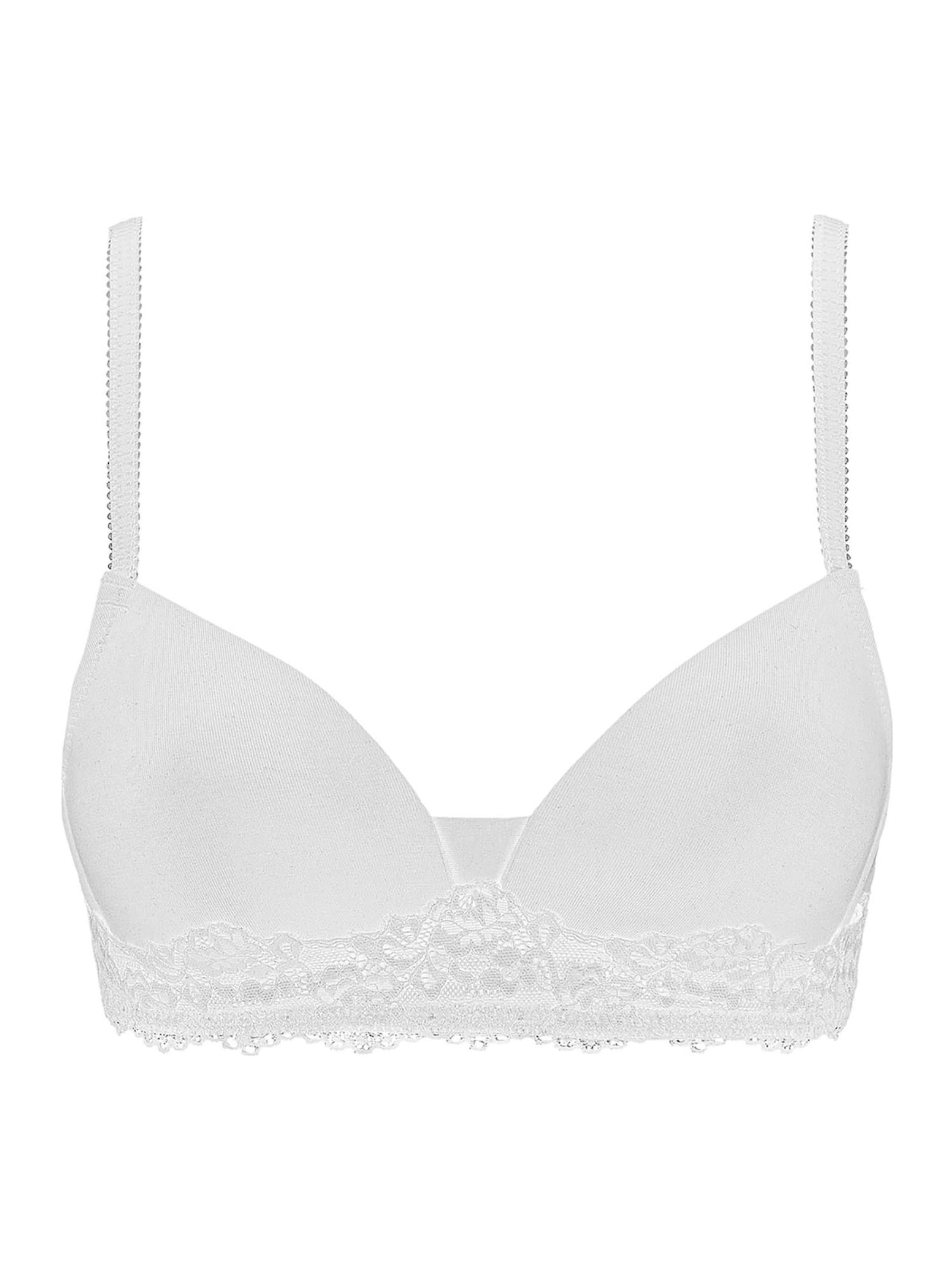 Nina von C. Bra 'Romance' in White: front
