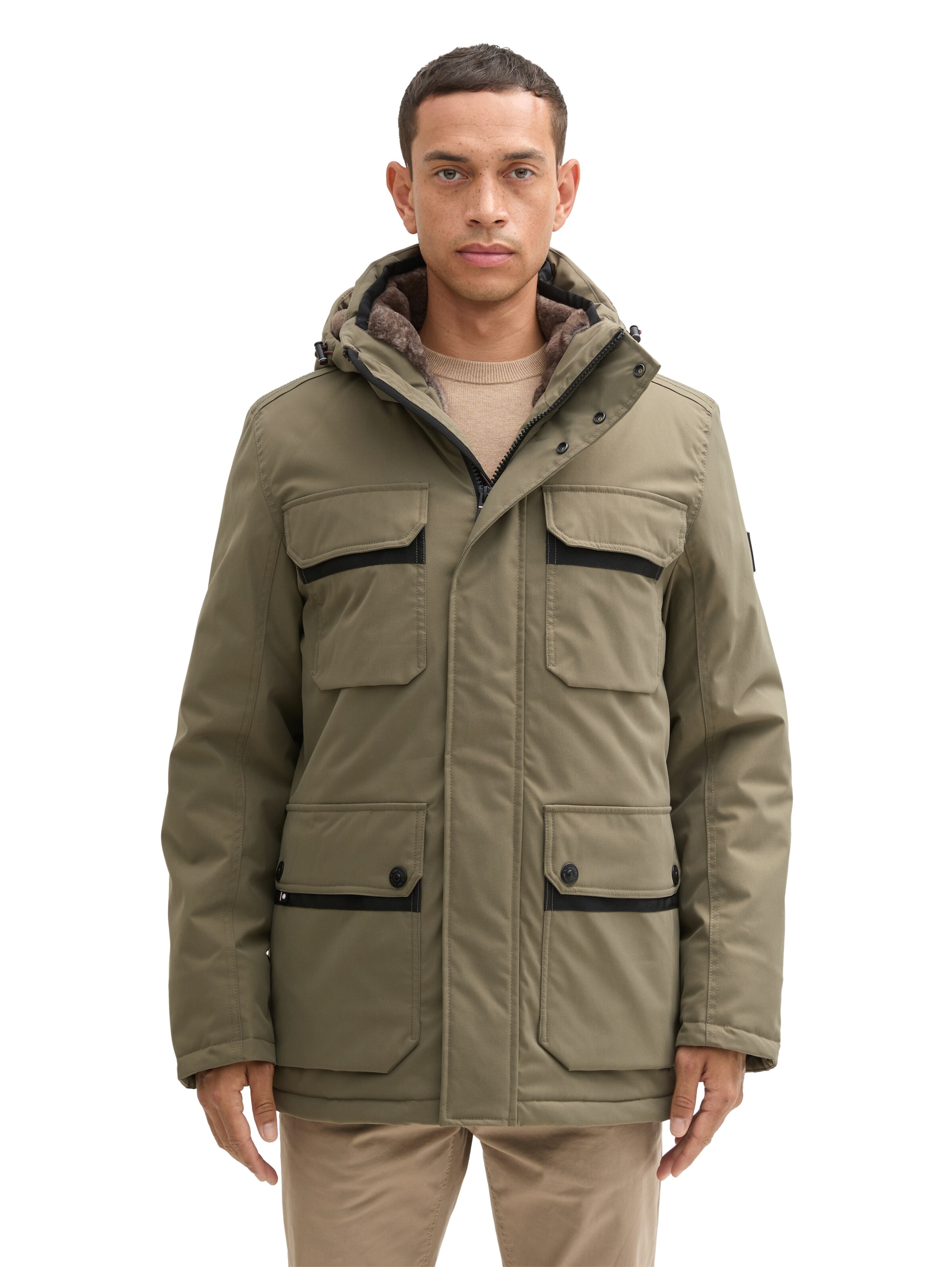 TOM TAILOR Winter Parka in Green ABOUT YOU - Main Image