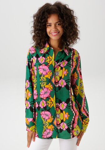 Aniston CASUAL Blouse in Green: front