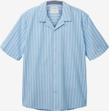 TOM TAILOR Regular fit Button Up Shirt in Blue: front