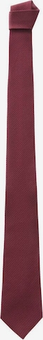 MANGO MAN Tie 'Basic7' in Red: front