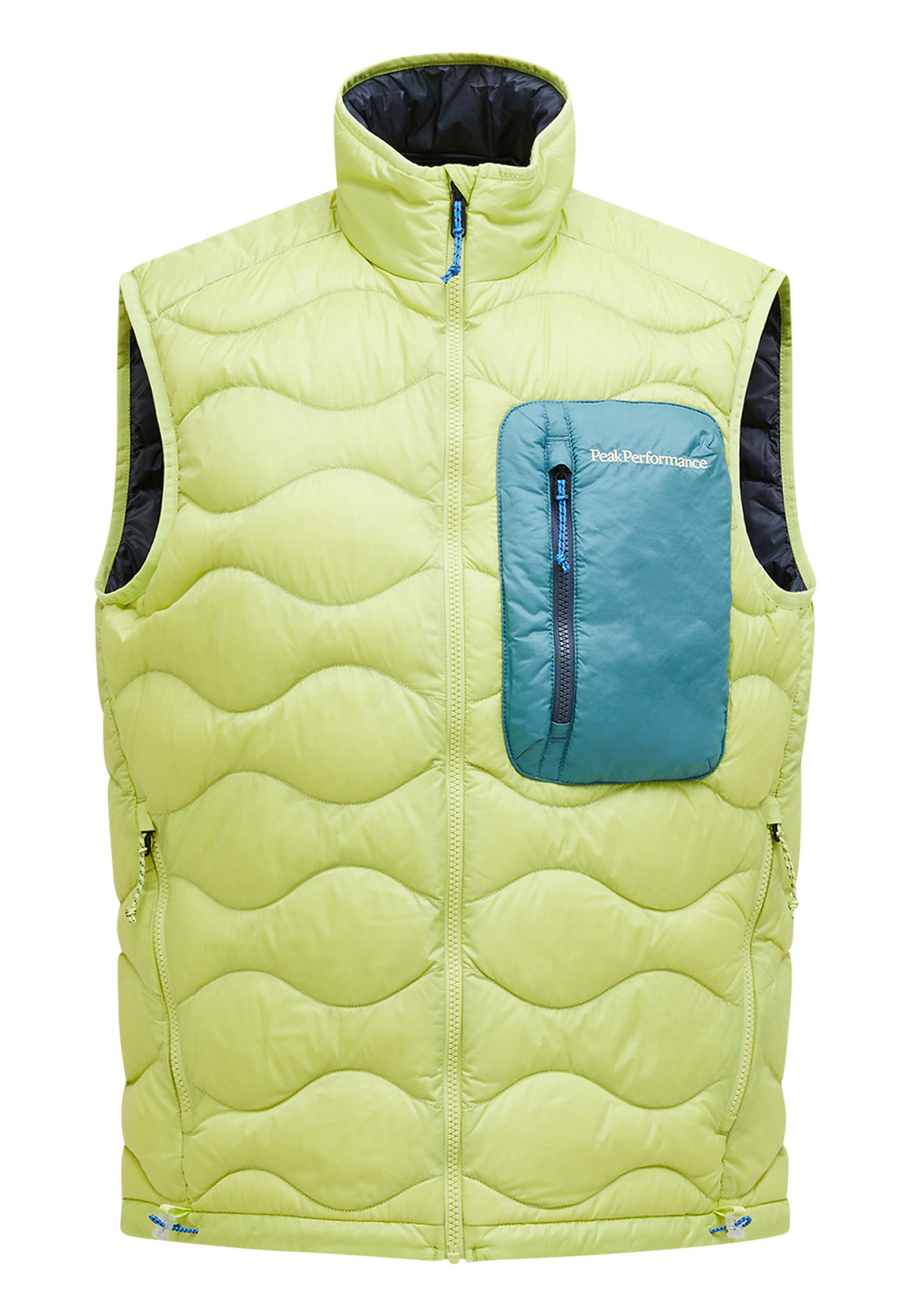 PEAK PERFORMANCE Vest in Green: front