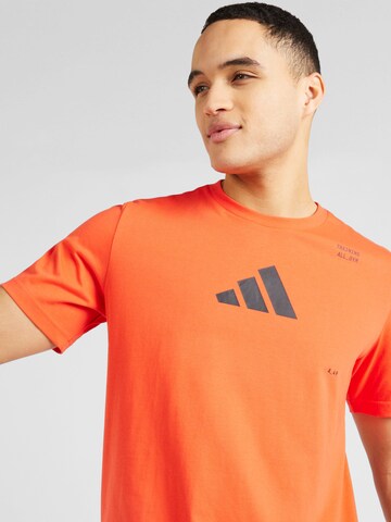 T-Shirt fonctionnel ADIDAS PERFORMANCE en rouge