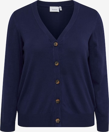 Fransa Knit Cardigan 'BLUME' in Blue: front