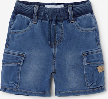 NAME IT Regular Jeans 'Ben' in Blauw: voorkant