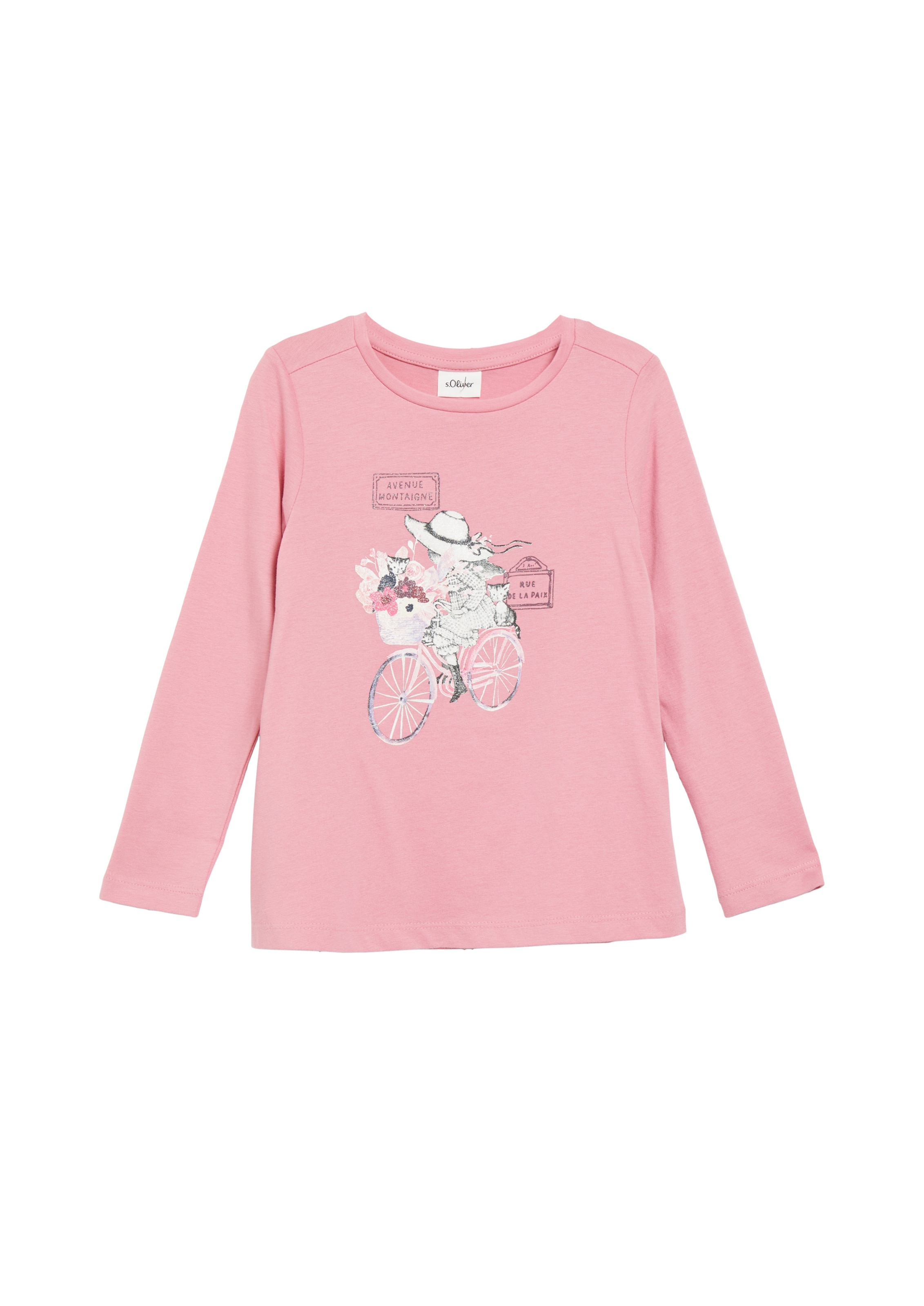 T-Shirt s.Oliver en rose : devant