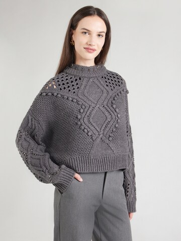 Pullover 'Maglia Chiusa' di Liu Jo in grigio: frontale
