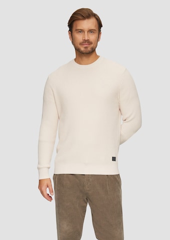 s.Oliver Pullover in Beige: Vorderseite