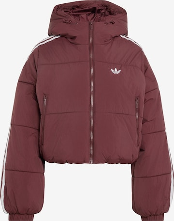 ADIDAS ORIGINALS Winterjas 'Adicolor' in Rood: voorkant