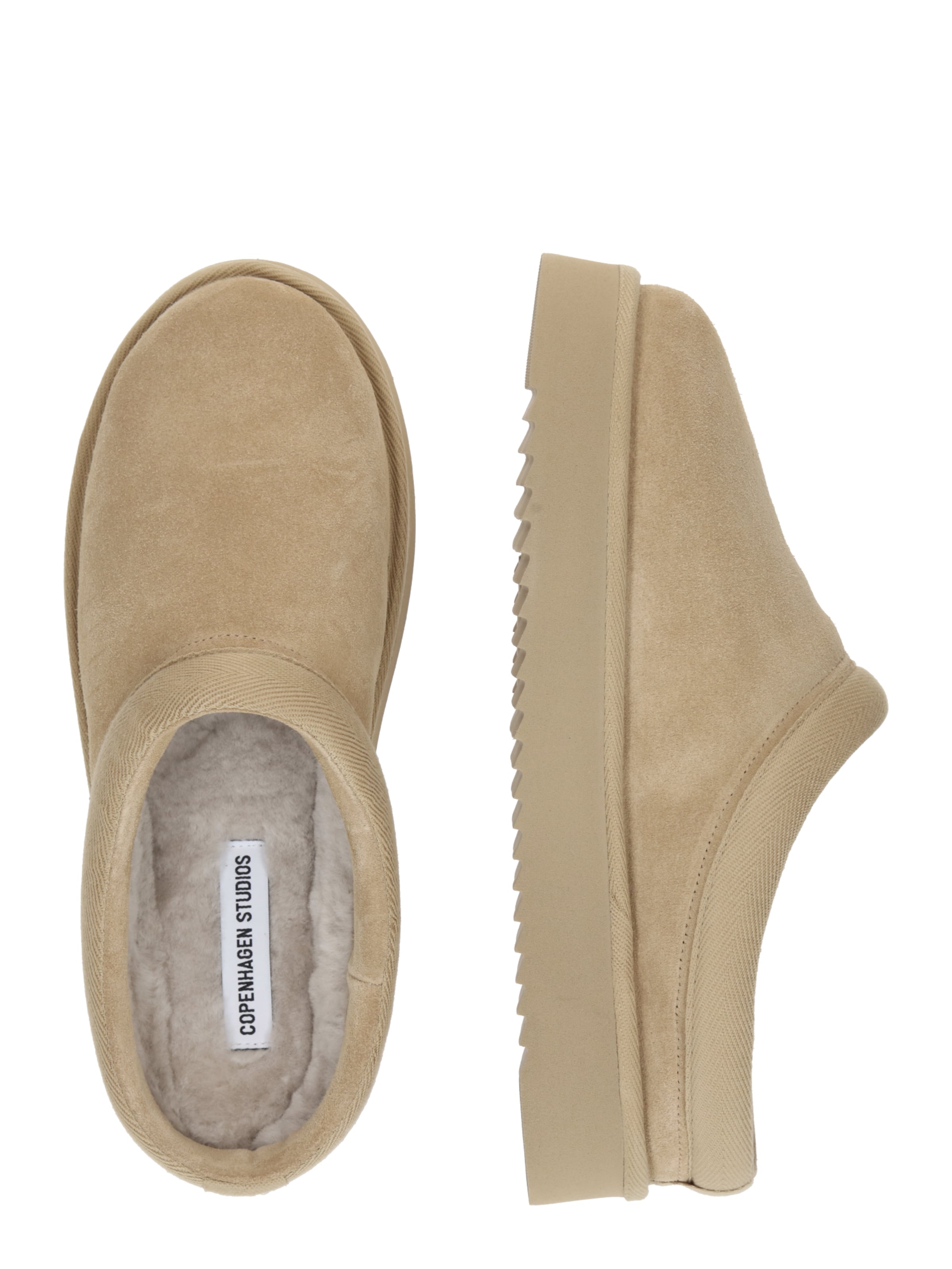 Copenhagen Studios Træsko i beige