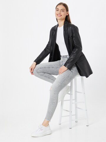 Skinny Jean 'Blush Life' ONLY en gris