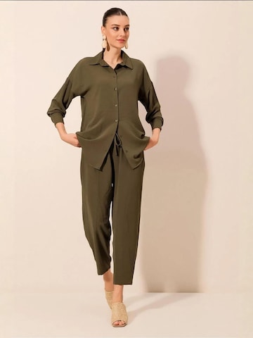 Bigdart - Calças de fato em verde