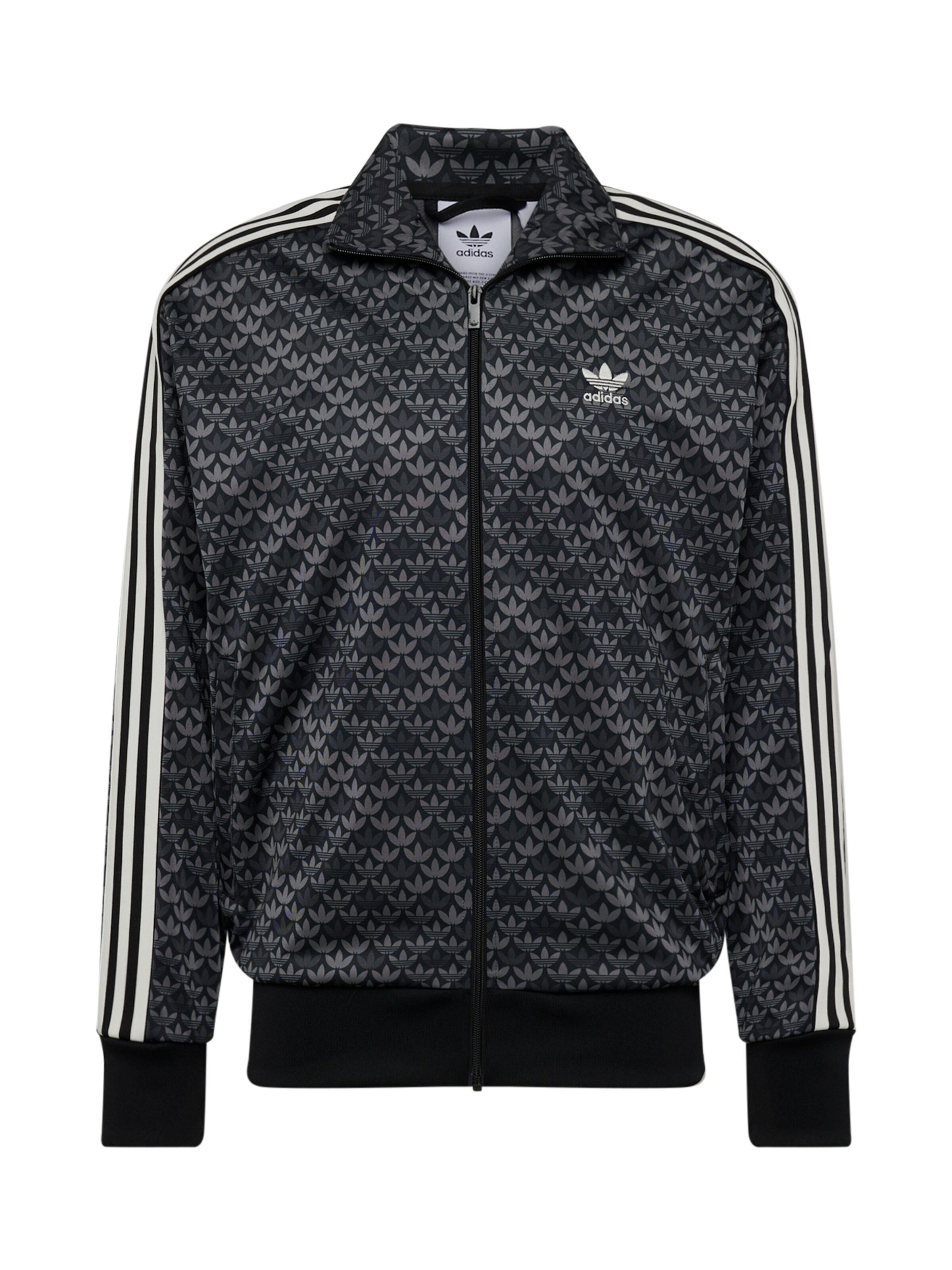 ADIDAS ORIGINALS Zip-Up Hoodie 'FireBird Classic' in Black | ABOUT YOU