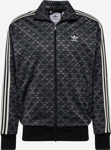 ADIDAS ORIGINALS Sweatjakke 'FireBird Classic' i sort: forside