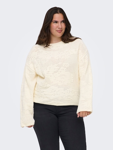 Pullover 'STACY' di ONLY Carmakoma in beige: frontale