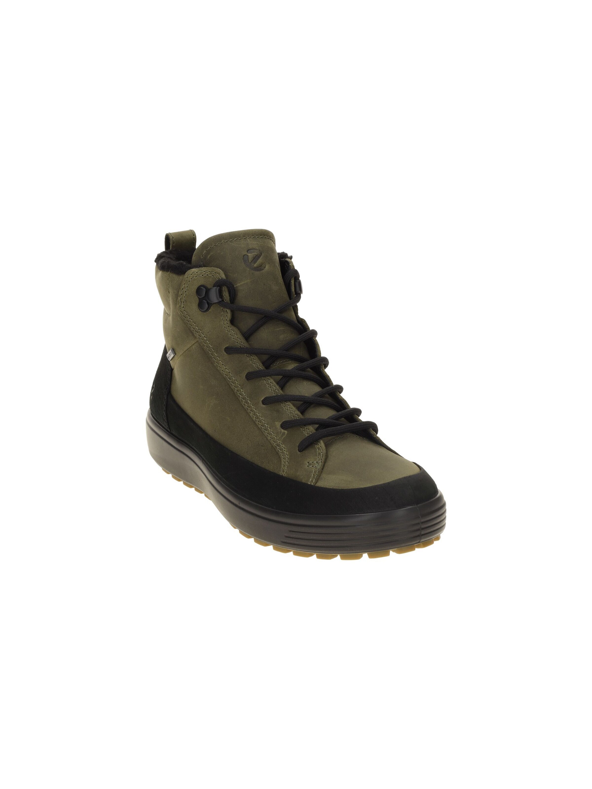 Boots stringati 'Soft 7' di ECCO in verde
