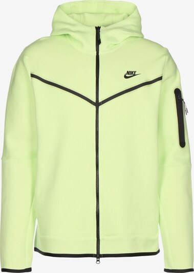 NIKE Funktionsfleecejacke ' TechFlee ' in neongrün / schwarz, Produktansicht