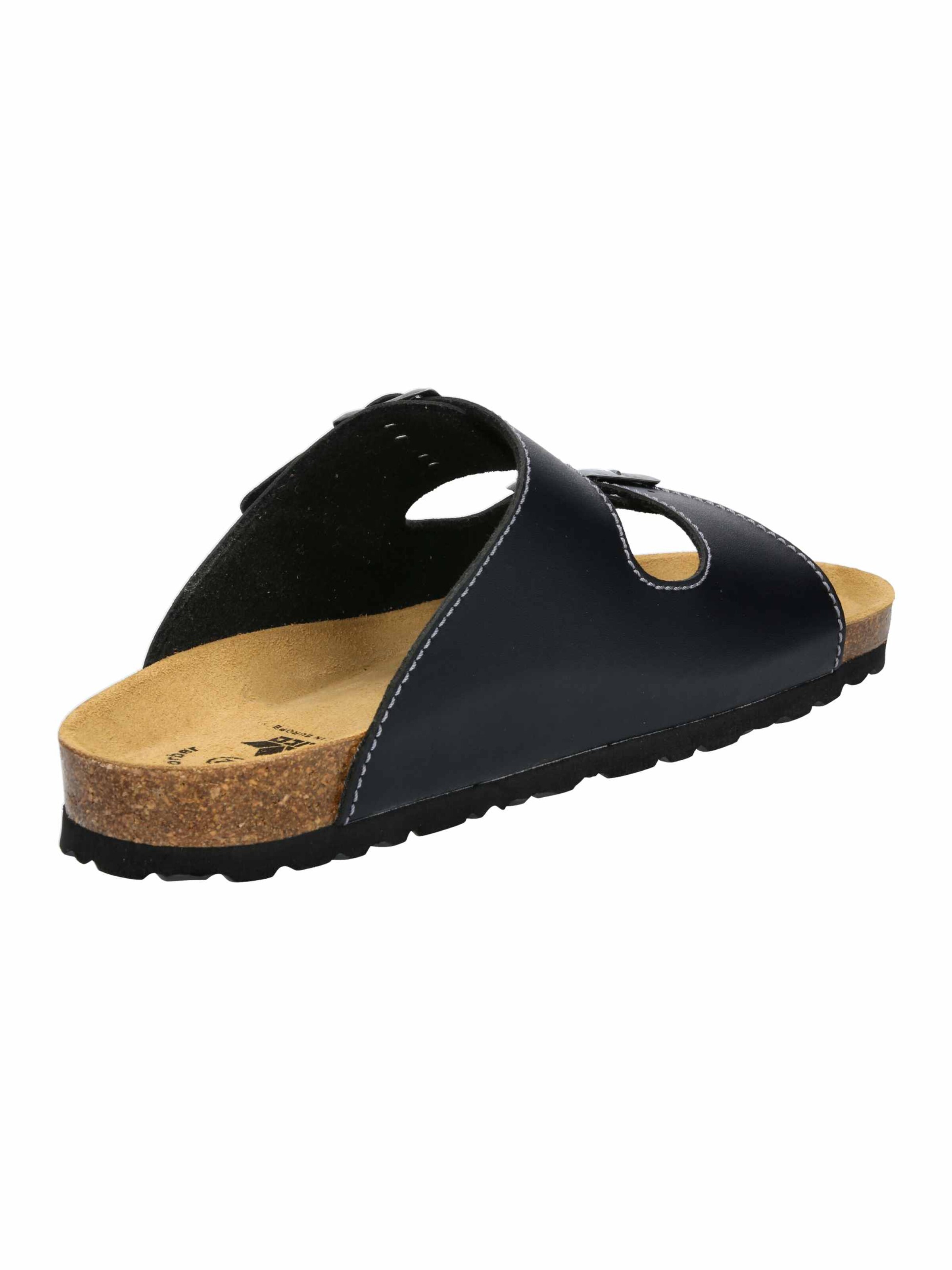 LICO Pantolette 'Natural Elefo' in Schwarz