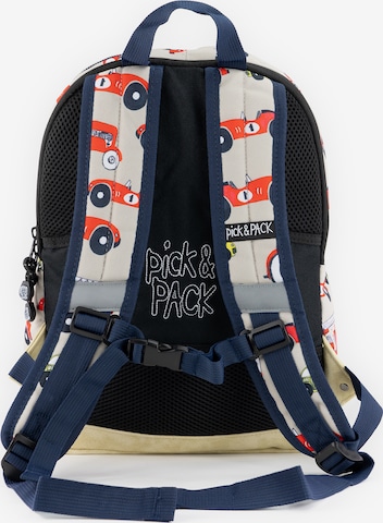 Pick & Pack Backpack 'Cars' in Beige