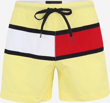 Tommy Hilfiger Underwear Kratke kopalne hlače | rumena barva: sprednja stran