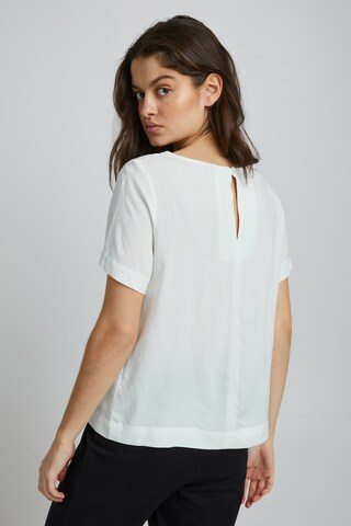 ICHI - Blusa 'IHMAIN SS' em branco