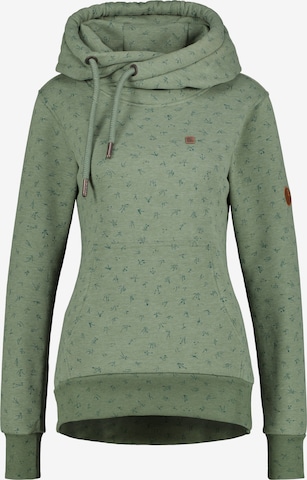 Alife and Kickin Sweatshirt 'SarahAK' in Green: front