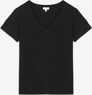 T-shirt Twist en noir : devant