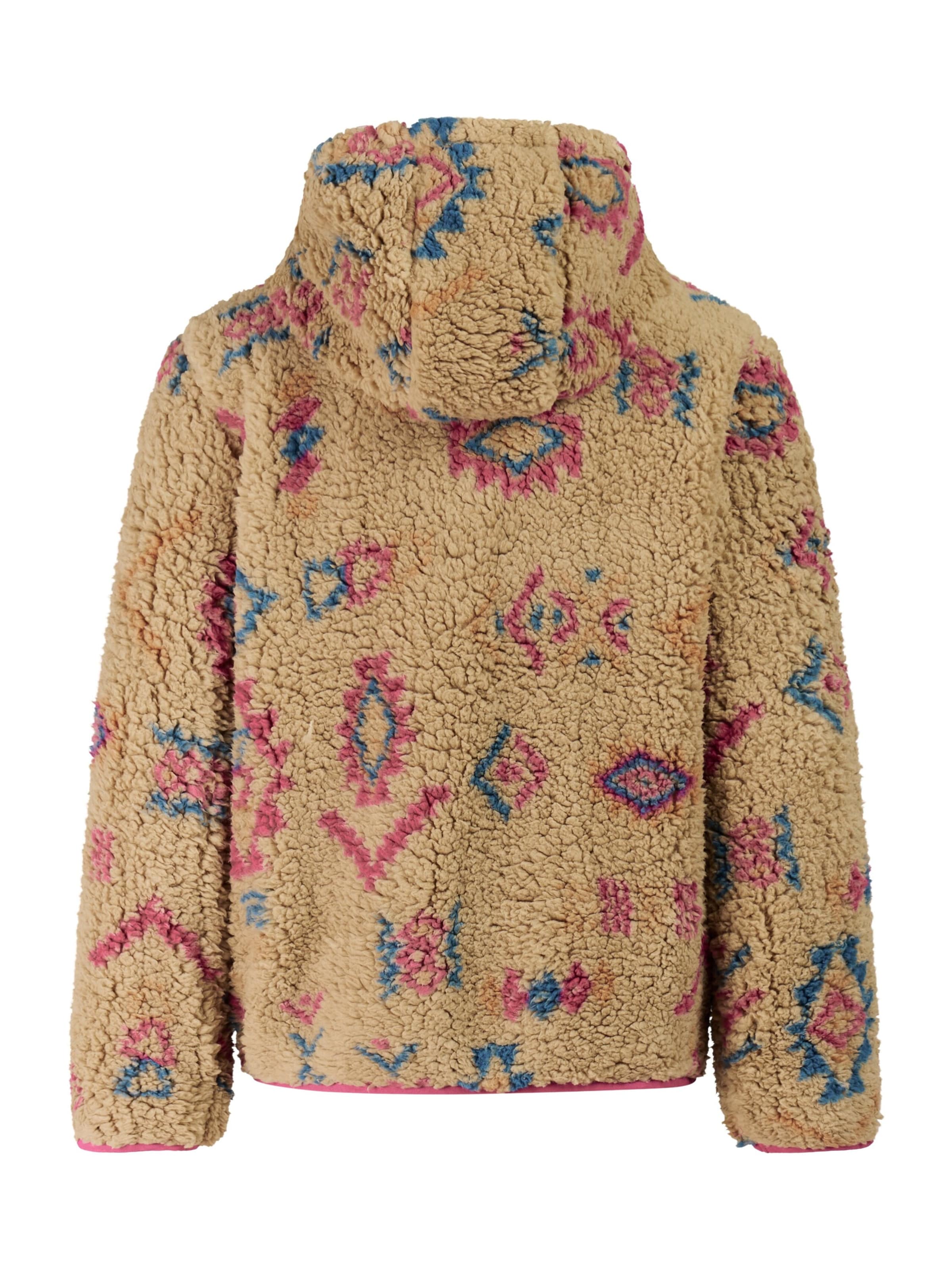 PROTEST Fleece jas 'PRTKylee JR' in Bruin