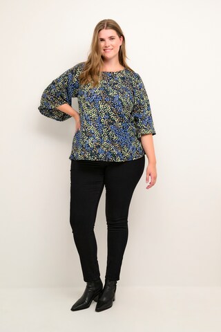 KAFFE CURVE Blouse 'Ulina' in Blue