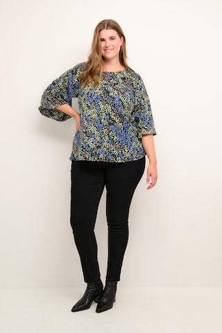 KAFFE CURVE Blouse 'Ulina' in Blue