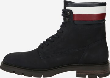 Boots stringati di TOMMY HILFIGER in blu