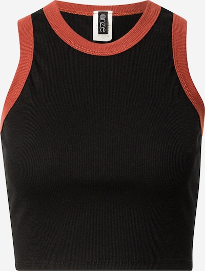 Onzie Sporttop in de kleur Roestbruin / Zwart, Productweergave