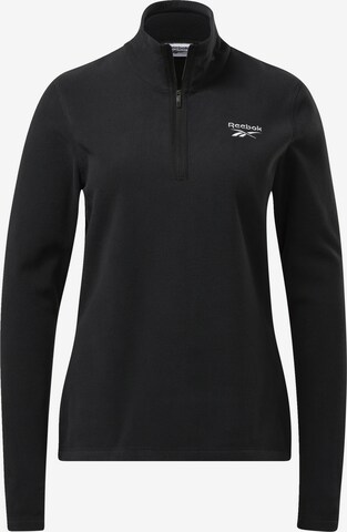 Pull-over de sport Reebok en noir : devant