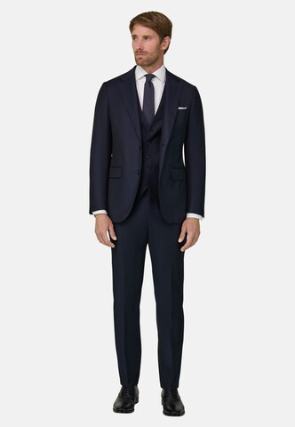 Boggi Milano Regular fit Business-colbert in Blauw: voorkant