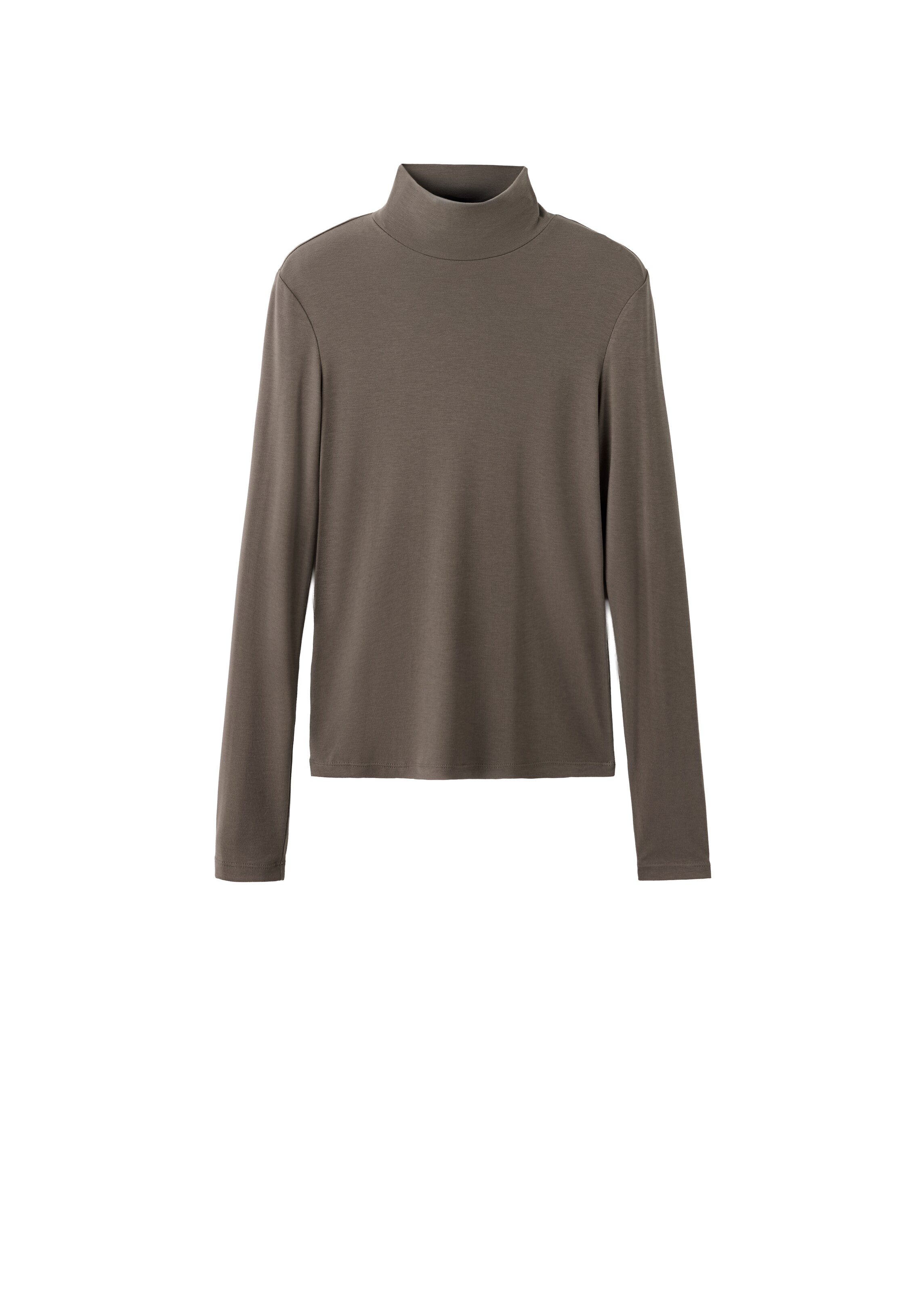 T-shirt 'SECONDPE' MANGO en marron : devant