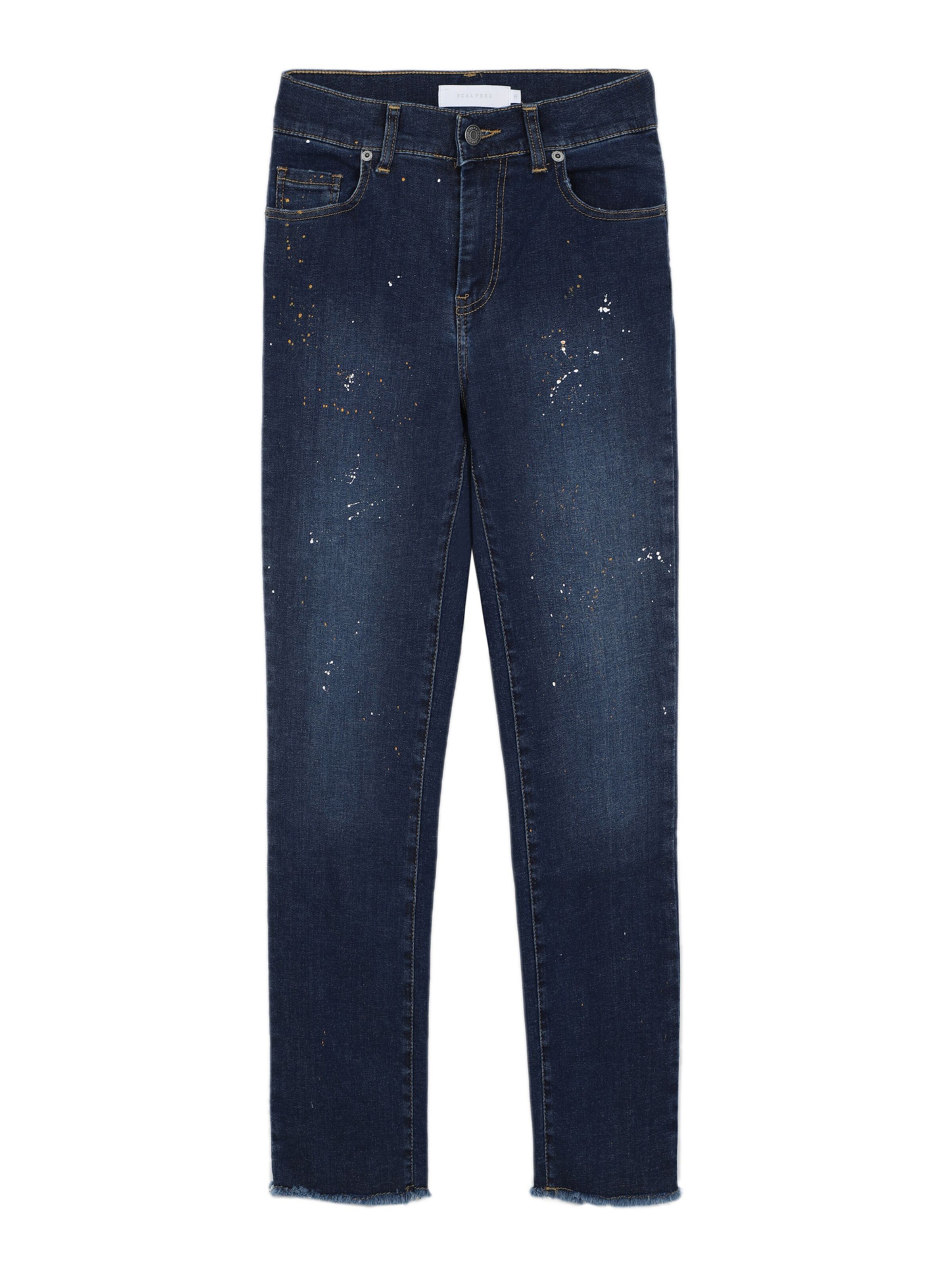 Jeans Abbigliamento Scalpers Jeans Splash in Blu Scuro 