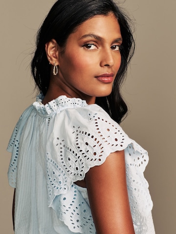 Chemisier LAURA ASHLEY en bleu