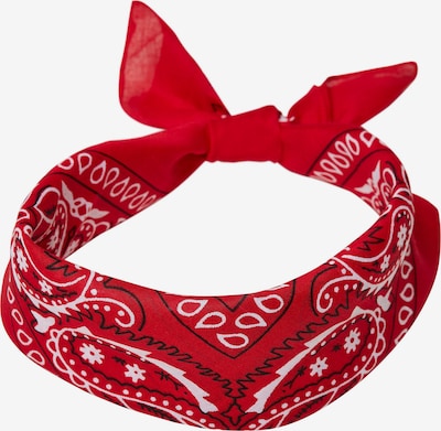 Urban Classics Bandana in feuerrot / schwarz / weiß, Produktansicht