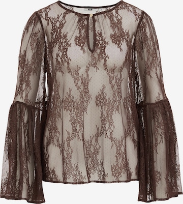 WE Fashion Bluse in Braun: Vorderseite