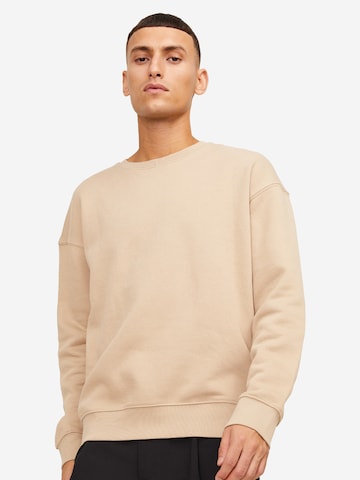 JACK & JONES Sweatshirt 'Star'‌‌‌‌‌‌‌‌‌‌ in Beige