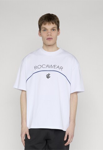 ROCAWEAR Shirt 'Arch' in Wit: voorkant