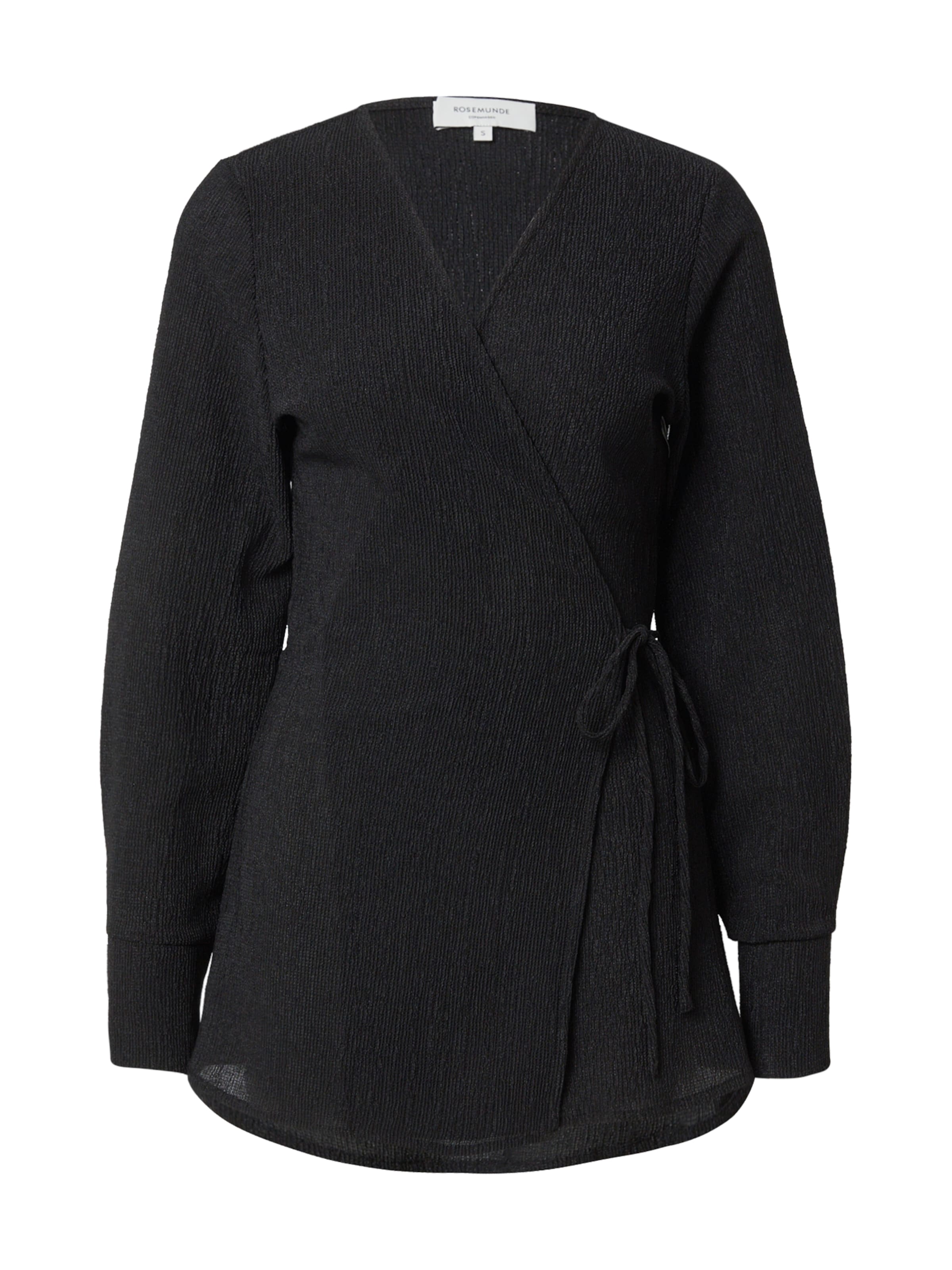 rosemunde Blúz 'RWBorneo' - fekete: elől