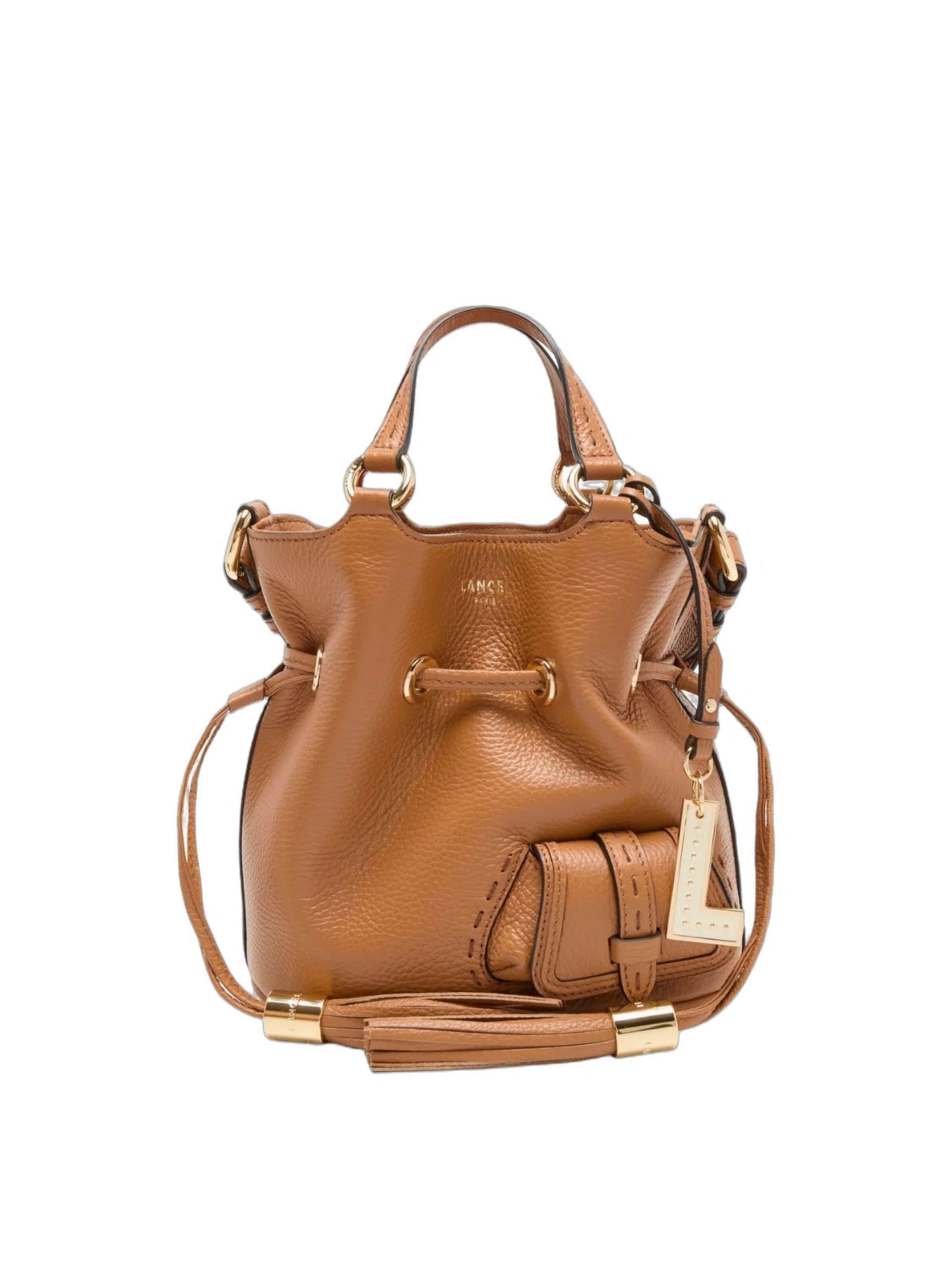 Borsa a spalla 'Lancel Sac Seau S Premier Flirt Camel' di Lancel in marrone: frontale