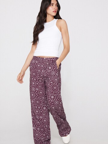 Tezenis Wide leg Pants in Purple