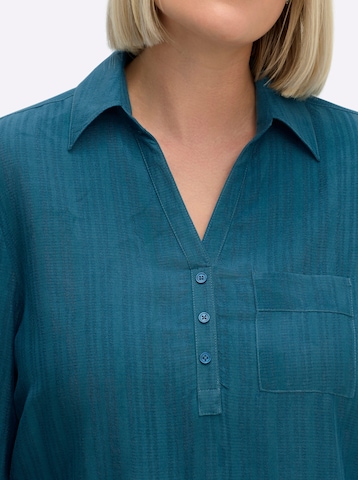 SHEEGO Blouse in Blauw