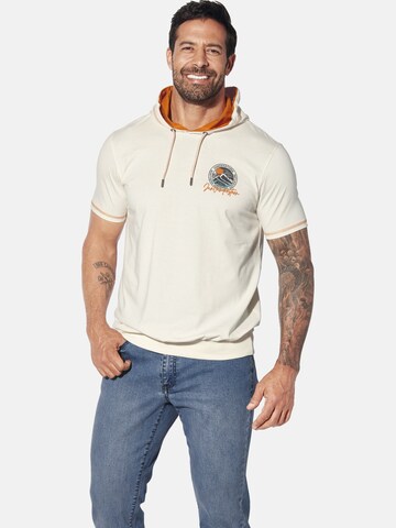Jan Vanderstorm Shirt ' Olkjer ' in Beige: front
