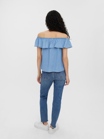 VERO MODA Bluse 'Mia' in Blau