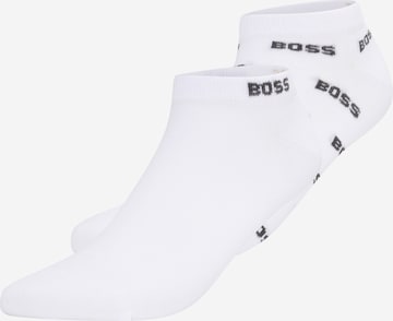 Chaussettes BOSS en blanc : devant
