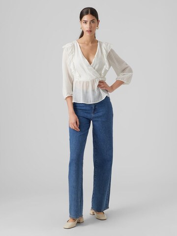 VERO MODA Bluse in Weiß