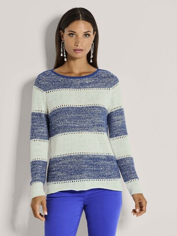 MADELEINE Trui in Blauw: voorkant